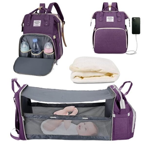حقيبة الأطفال مع سرير لتغيير الحفاضات | Cartable Bebe - Image 11
